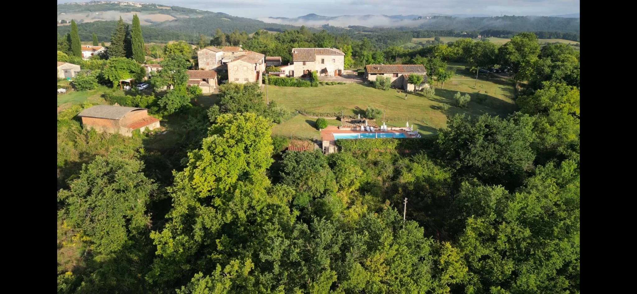 La tenuta nel paesaggio toscano
